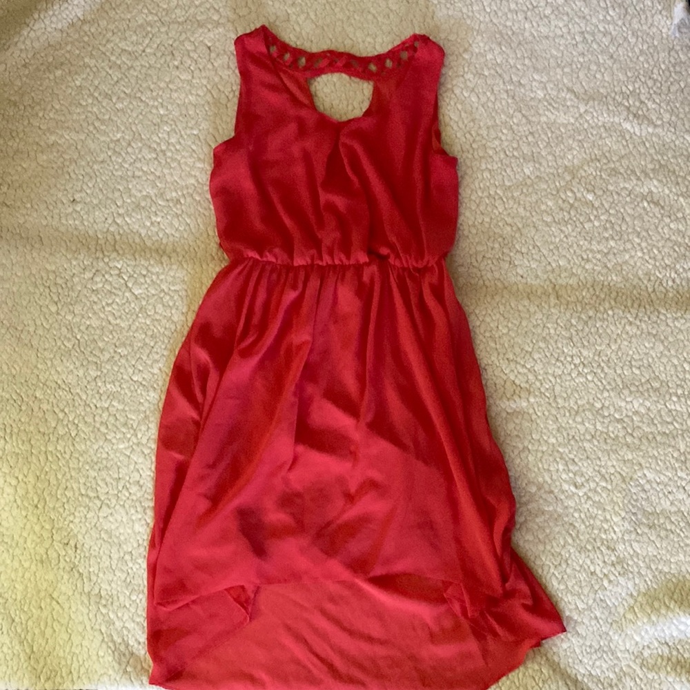 Coral dress